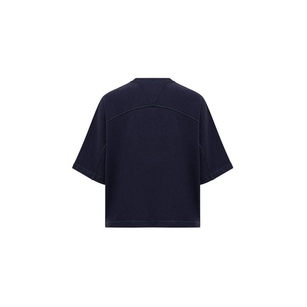Blue Cotton T-Shirt Bottega Veneta
