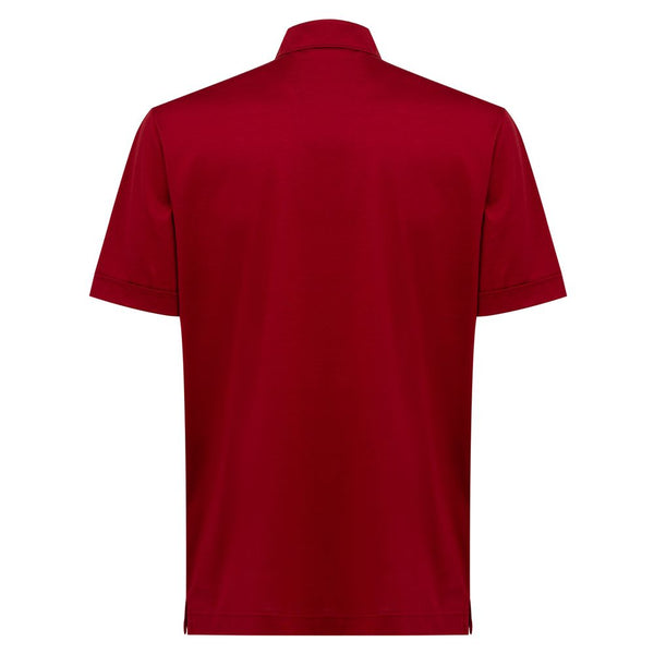 Red Cotton Shirt Canali