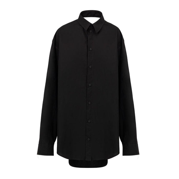 Black Cotton Long Balenciaga