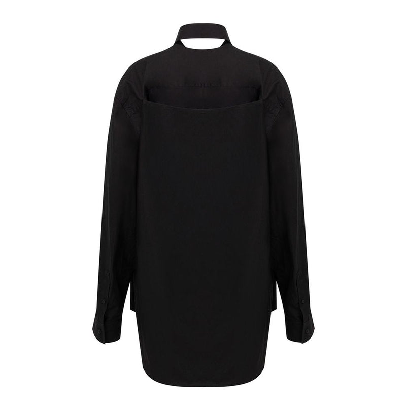 Black Cotton Long Balenciaga