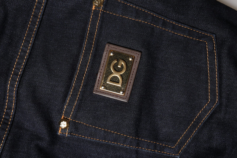 Blue Cotton PRETTY LowWaist Skinny Denim Jeans Dolce & Gabbana