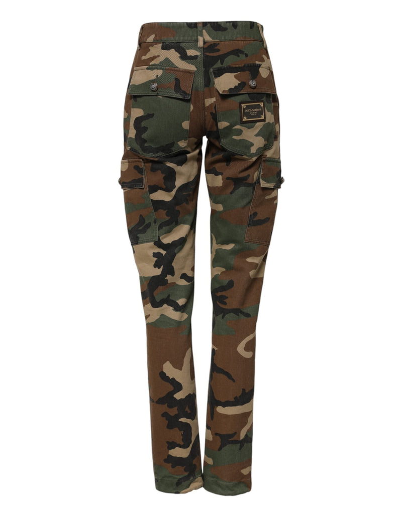 Multicolor Camouflage Cargo Pants Dolce & Gabbana
