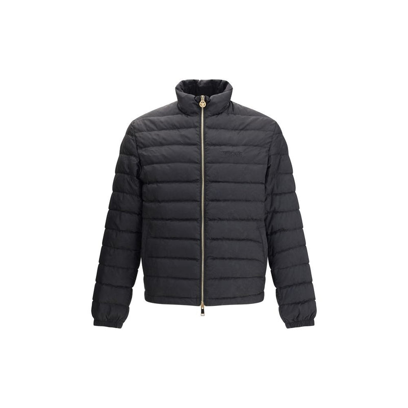 Logoed Down Jacket Versace
