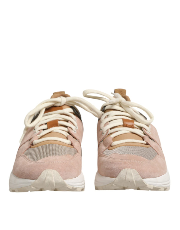 Multicolor Suede Low Top Women Sneakers Shoes Dondup