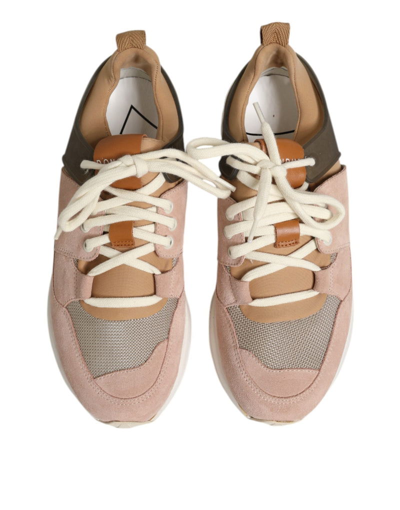 Multicolor Suede Low Top Women Sneakers Shoes Dondup