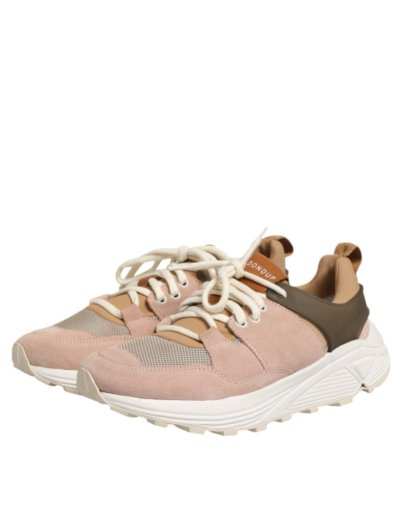 Multicolor Suede Low Top Women Sneakers Shoes Dondup