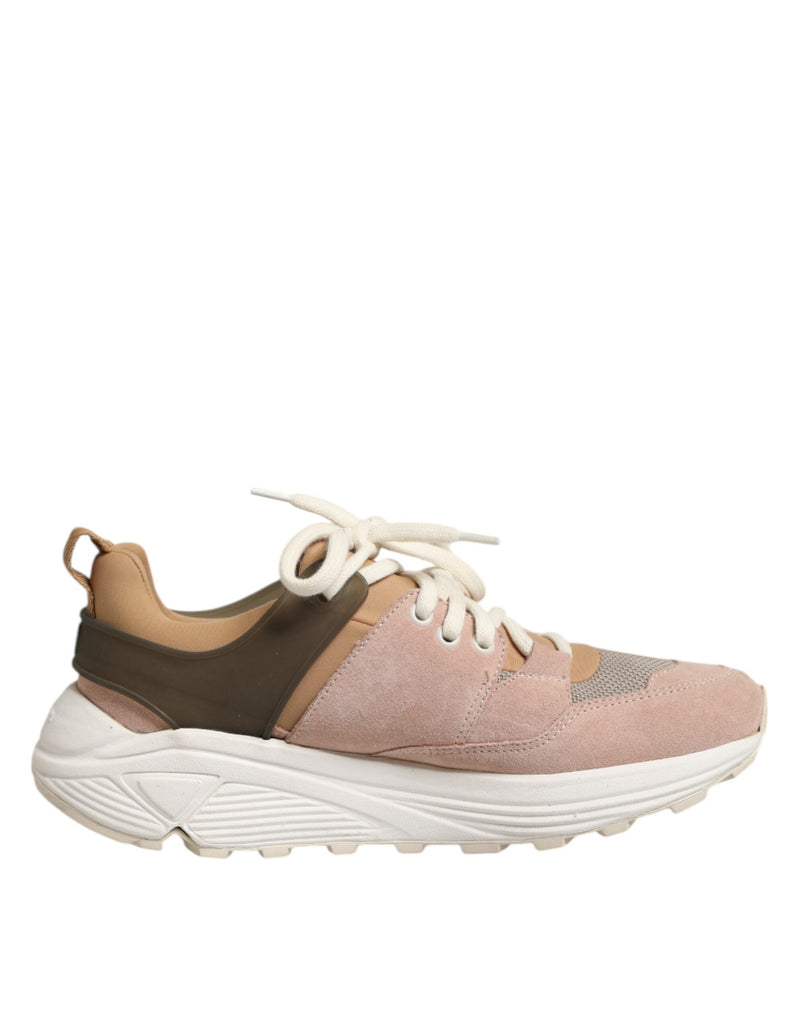 Multicolor Suede Low Top Women Sneakers Shoes Dondup