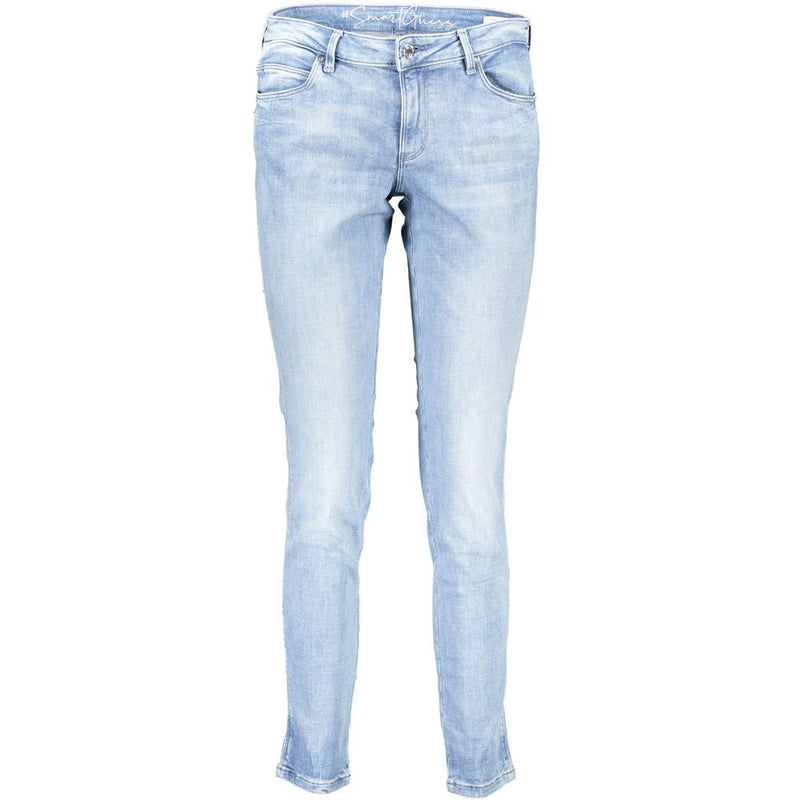 Blue Cotton Jeans & Pant Guess Jeans