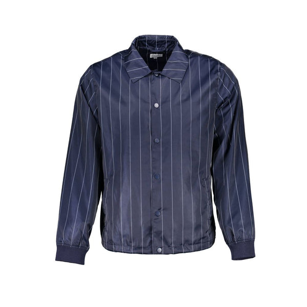 Blue Polyester Jacket Gant