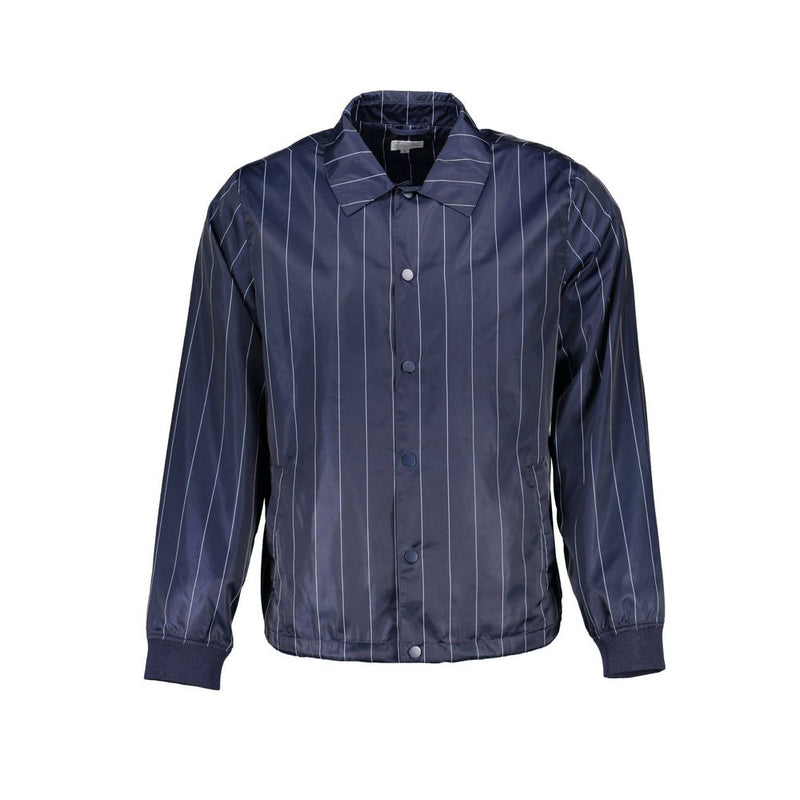 Blue Polyester Jacket Gant