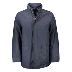 Blue Polyester Jacket Gant