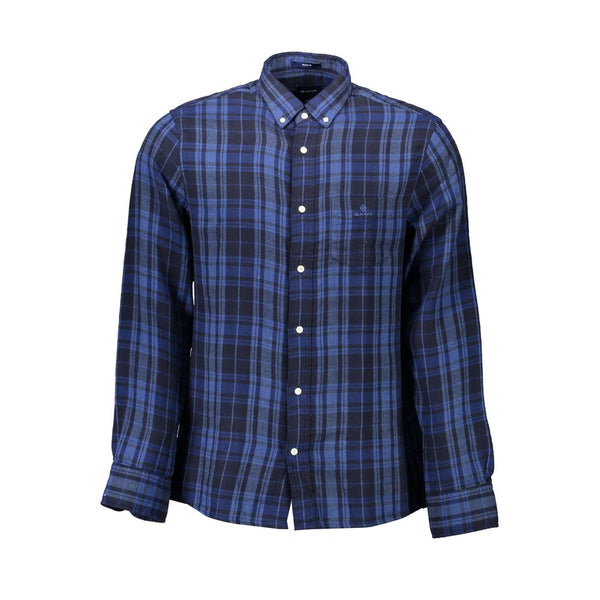Blue Cotton Shirt Gant