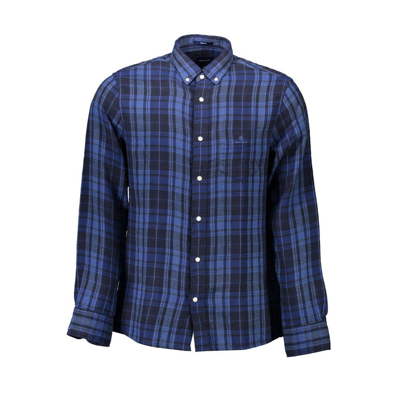 Blue Cotton Shirt Gant