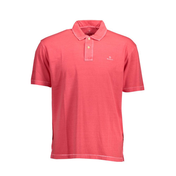 Pink Cotton Polo Shirt Gant