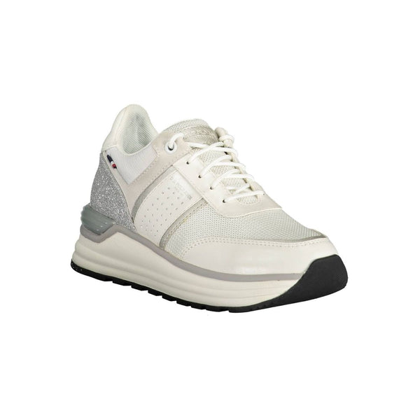 White Polyester Sneaker U.S. POLO ASSN.