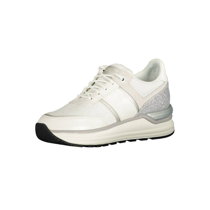White Polyester Sneaker U.S. POLO ASSN.