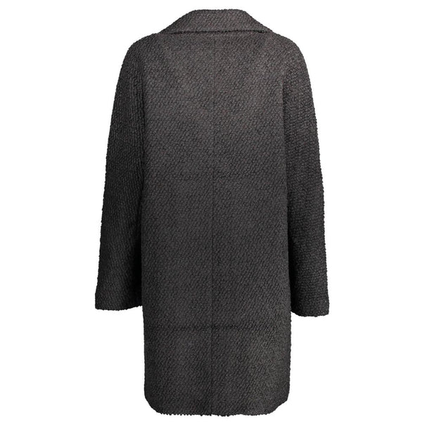 Black Polyester Jackets & Coat Desigual