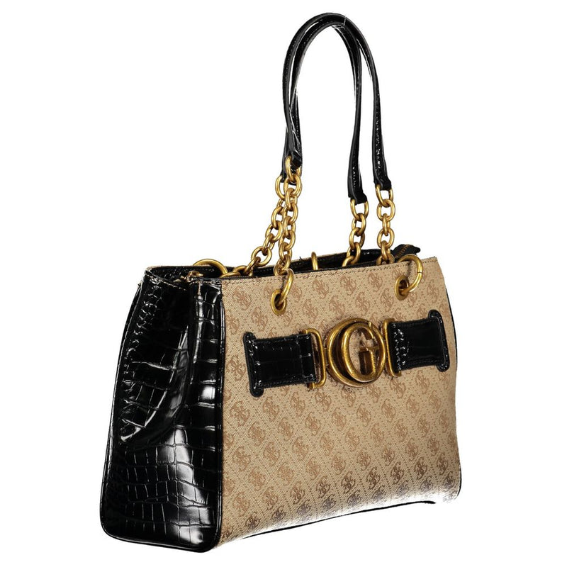 Black Polyethylene Handbag Guess Jeans
