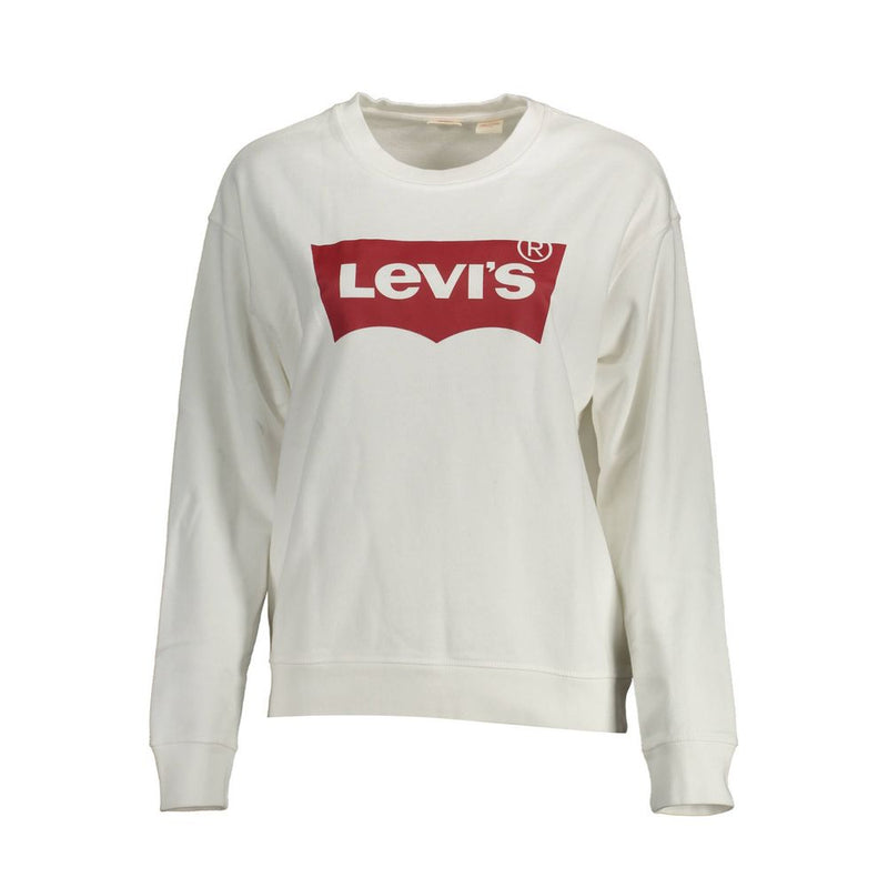 White Cotton Women Sweater Levi's