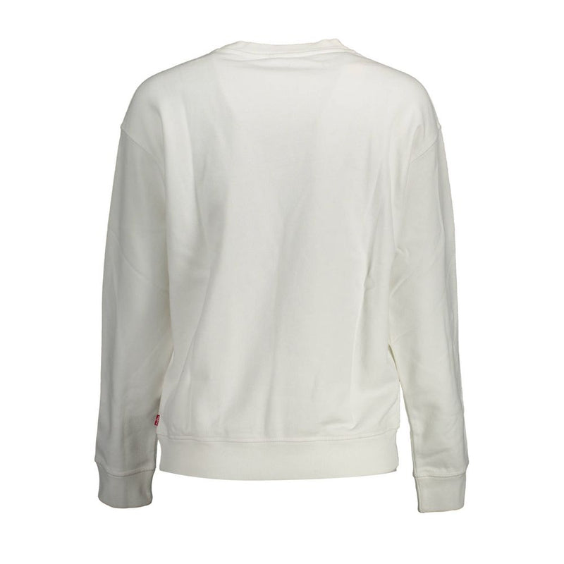 White Cotton Women Sweater Levi's