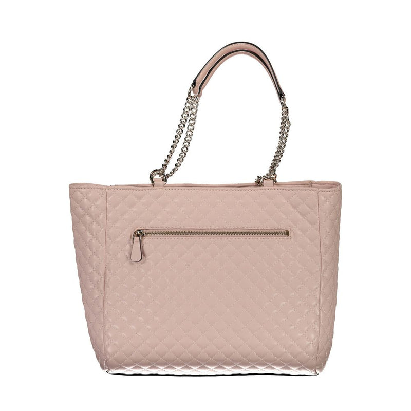 Pink Polyethylene Handbag Guess Jeans