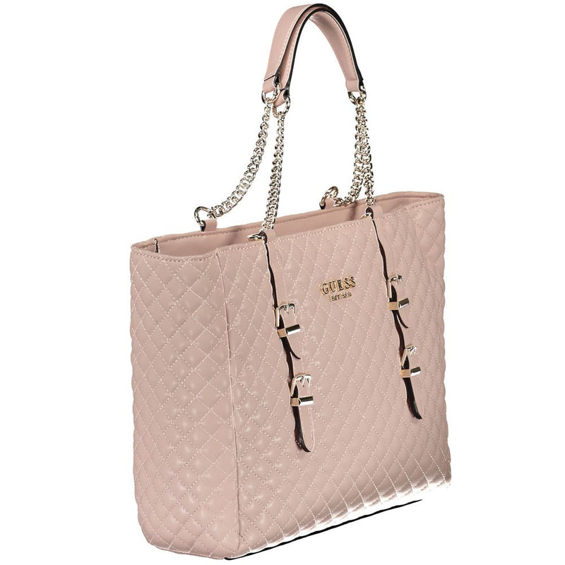 Pink Polyethylene Handbag Guess Jeans