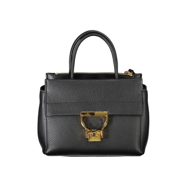 Black Leather Handbag Coccinelle