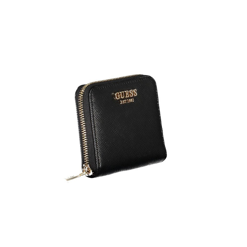 Black Polyethylene Wallet Guess Jeans