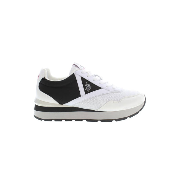 White Polyester Sneaker U.S. POLO ASSN.
