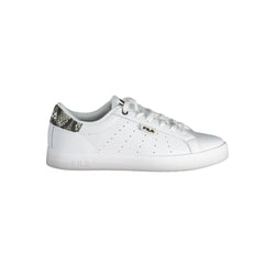 White Polyester Sneaker Fila