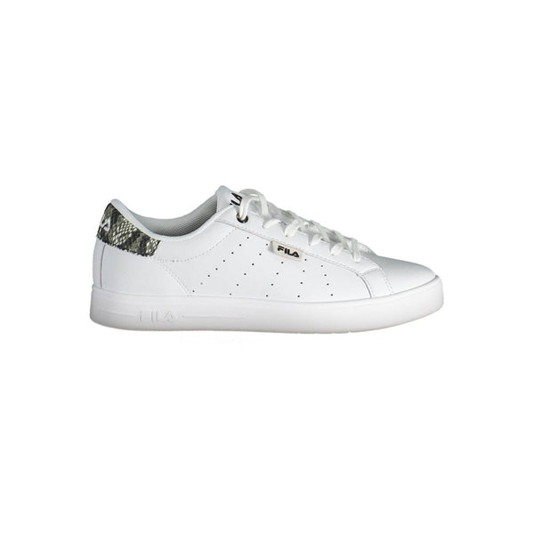 White Polyester Sneaker Fila