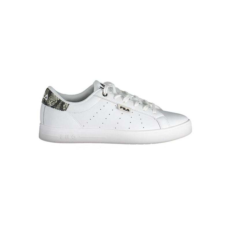 White Polyester Sneaker Fila
