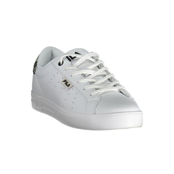 White Polyester Sneaker Fila