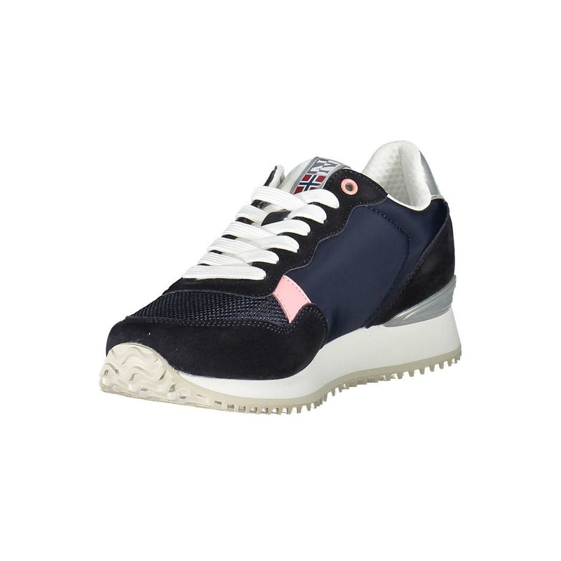 Blue Polyester Sneaker Napapijri