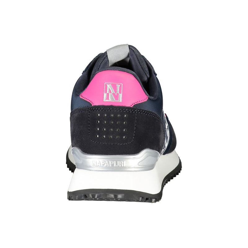 Blue Polyester Sneaker Napapijri