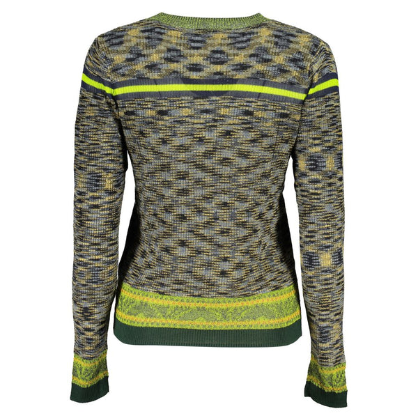 Green Cotton Sweater Desigual