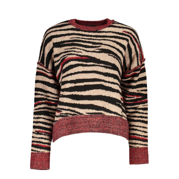 Red Fabric Sweater Desigual
