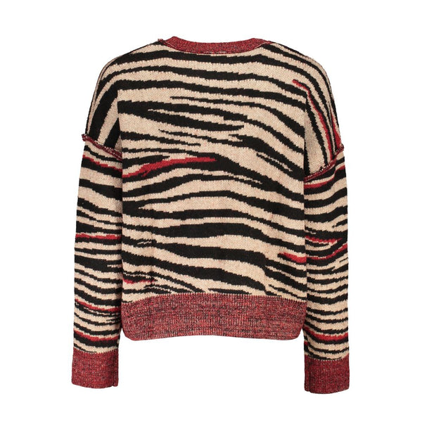 Red Fabric Sweater Desigual
