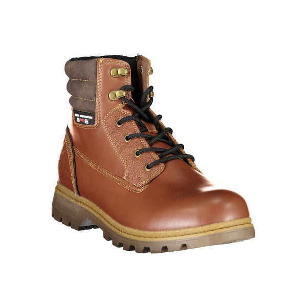 Brown Polyester Boot Carrera