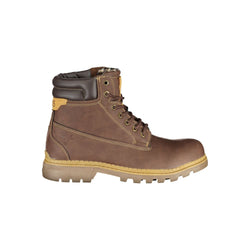 Brown Polyester Boot Carrera