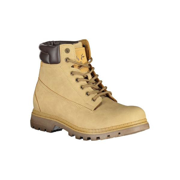 Beige Polyester Boot Carrera