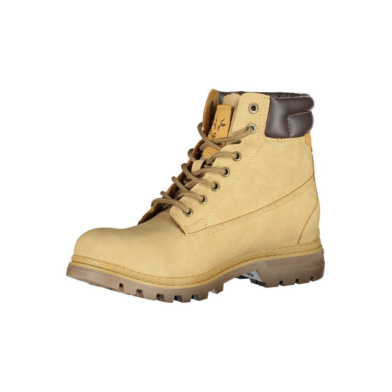 Beige Polyester Boot Carrera