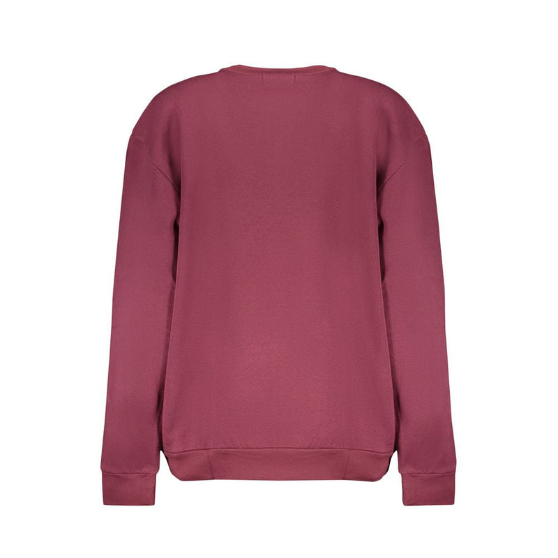 Purple Cotton Sweater Cavalli Class