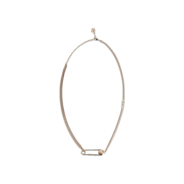 Safety pin Necklace Versace