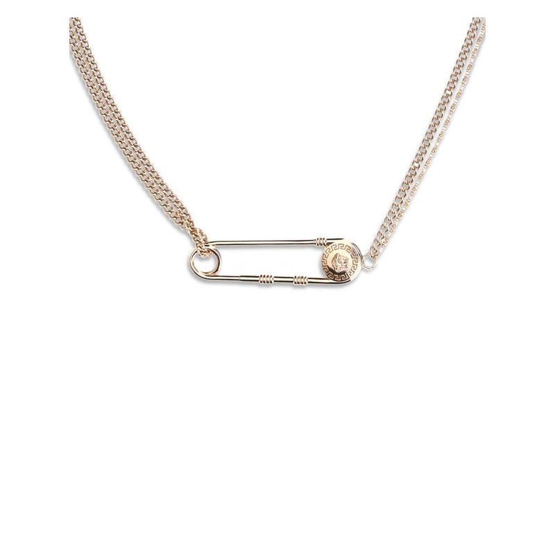 Safety pin Necklace Versace