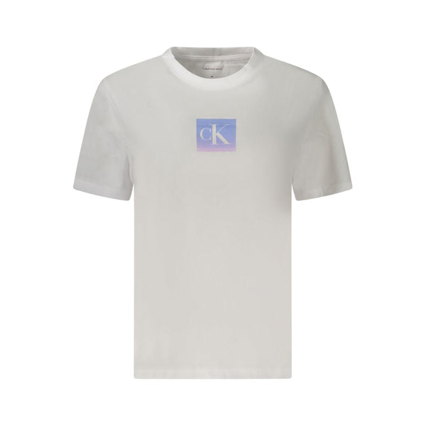 White Cotton Tops & T-Shirt Calvin Klein