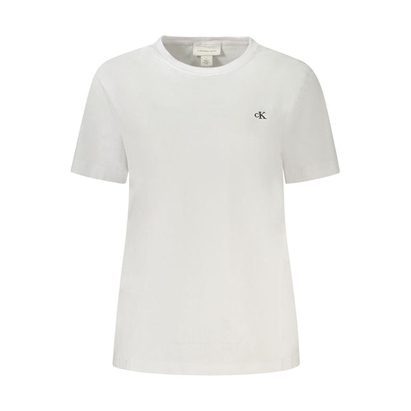 White Cotton Tops & T-Shirt Calvin Klein