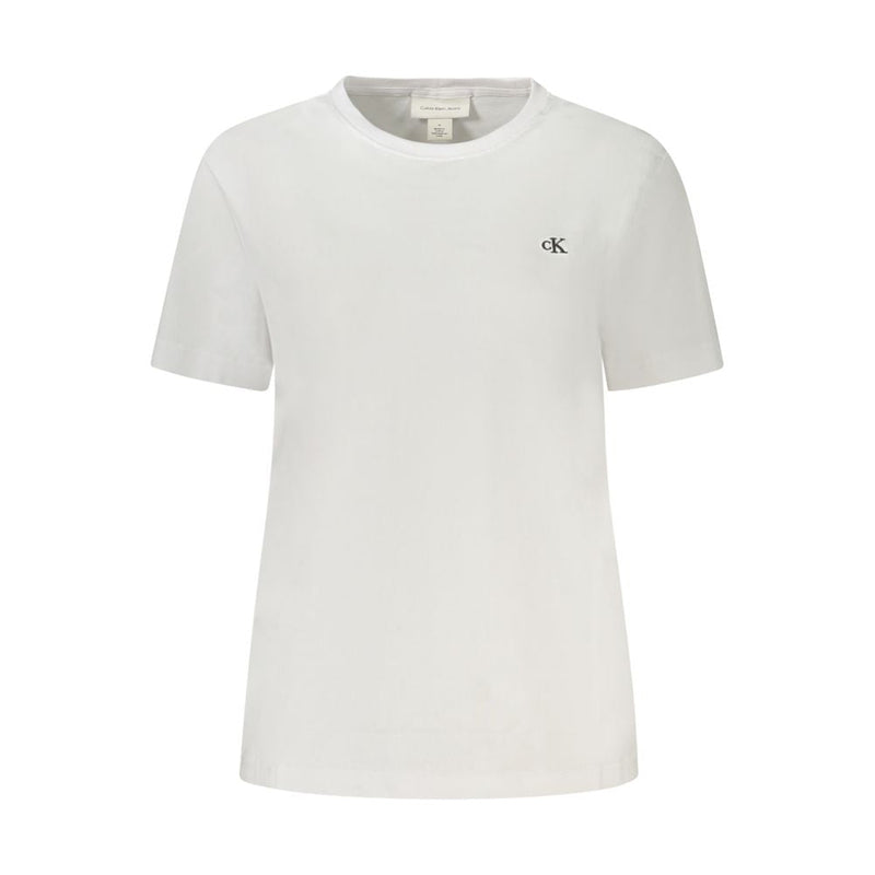 White Cotton Tops & T-Shirt Calvin Klein