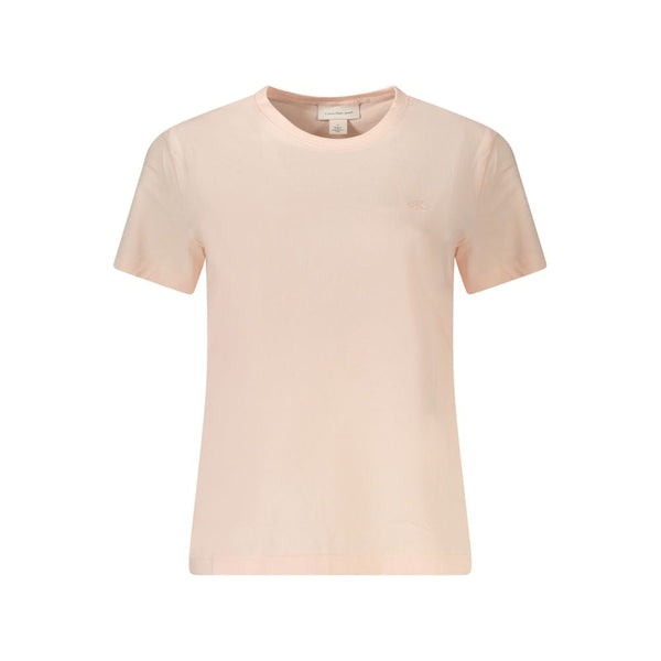 Pink Cotton Tops & T-Shirt Calvin Klein