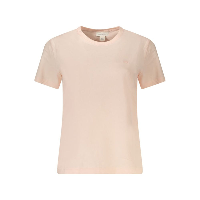 Pink Cotton Tops & T-Shirt Calvin Klein